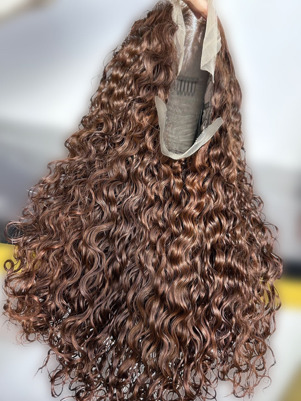 Trans lace Curly frontal wig