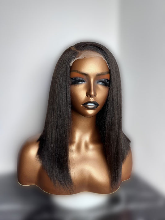 HD closure wig 5x5